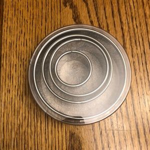 Pampered chef set of 4 biscuit cutters